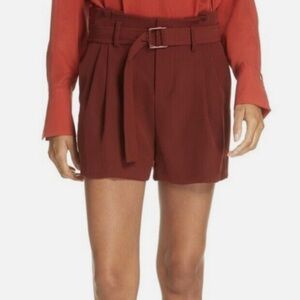 Vince Burgundy Shorts Size 10